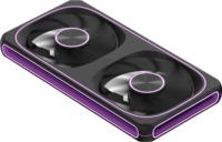 Formula Cooler Air Fusion 2 BK PWM 120mm Rendszerhűtő ventilátor 2db - Fekete