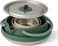 Sea to Summit Rozsdamentes acél Vízforraló / Fözőkészlet 1,6L 3 részes - Zöld/Fehér