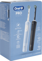 Braun Oral-B Vitality Pro D103 Duo Forgó-Oscilláló Elektromos Fogkefe 2db - Fekete / Kék