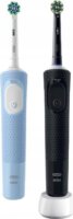 Braun Oral-B Vitality Pro D103 Duo Forgó-Oscilláló Elektromos Fogkefe 2db - Fekete / Kék