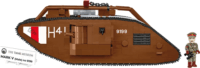 COBI 2995 Mark V (Male) no 9199 Tank 844 építőjáték készlet