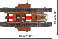 COBI 2995 Mark V (Male) no 9199 Tank 844 építőjáték készlet