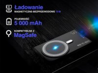 Tracer AirMag2 MagSafe Wireless Powerbank 5000 mAh 20W+15W - Fekete