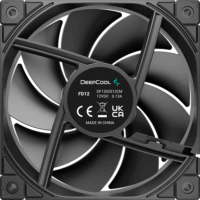 DeepCool FD12 V2 3IN1 PWM 120mm Rendszerhűtő ventilátor 3db - Fekete