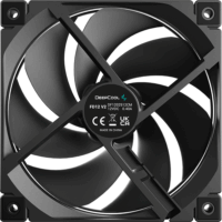 DeepCool FD12 V2 PWM 120mm Rendszerhűtő ventilátor - Fekete