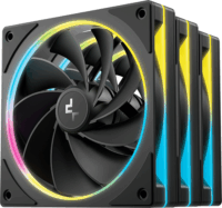 DeepCool FL12R SE 3IN1 ARGB PWM 120mm Rendszerhűtő ventilátor 3db - Fekete