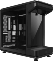 Cooler Master MasterFrame 360 Stage LCD Midi torony Számítógépház - Fekete