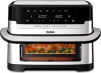 Tefal EY922D Dual Easy Fry Flex AirFryer Forrólevegős sütő 9L 2700 Watt - Fekete