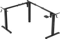 Mark Adler Xeno 7.6 Elektromosan állítható Sarok Gamer asztal váz 72-118 cm - Fekete