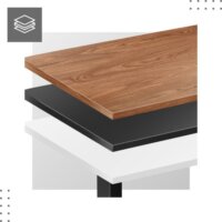 Mark Adler Xeno 4.1 Elektromosan állítható Gamer asztal váz 72-118 cm - Fekete