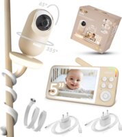 Vedo Cream Wireless Digitális Babamonitor Bébiőr - Rózsaszín