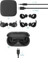 Sennheiser 119-3011-0610 Bluetooth Fülhallgató Töltőtokban TV nézéshez - Fekete