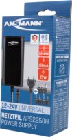 Ansmann APS 2250H Univerzális Hálózati Tápegység (27W / 12-24 V DC / 2,25A)