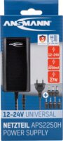 Ansmann APS 2250H Univerzális Hálózati Tápegység (27W / 12-24 V DC / 2,25A)