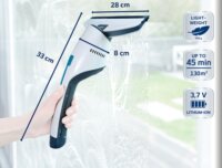 Leifheit Nemo 51035 Elektromos Akkus Ablaktisztító készülék 0.06L - Fehér