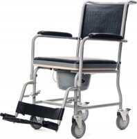 MDH PLW006VC Összecsukható WC Kerekesszék Max 110kg - Fekete