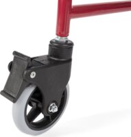 Timago FS692 Összecsukható WC Kerekesszék Max 100kg - Fekete / Piros