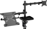 Advance XTENDMOUNTS FLEX 17"-32" Monitor/Notebook Asztali Tartó Konzol - Fekete (2 kijelző)