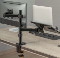 Advance XTENDMOUNTS FLEX 17"-32" Monitor/Notebook Asztali Tartó Konzol - Fekete (2 kijelző)