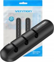 Vention KBTB0-2 Öntapadós 3 kábeles kábelrendező - Fekete (2db/csomag)