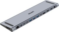 Unitek D1106AGY01 Univerzális KVM USB-C Laptop Dokkoló Állomás 100 Watt
