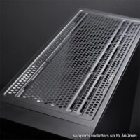 Chieftec BW-01B-OP Midi Torony Számítógépház + 1db 120mm ventilátor - Fekete