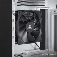 Chieftec BW-01B-OP Midi Torony Számítógépház + 1db 120mm ventilátor - Fekete