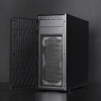 Chieftec BW-01B-OP Midi Torony Számítógépház + 1db 120mm ventilátor - Fekete