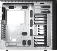 Chieftec BW-01B-OP Midi Torony Számítógépház + 1db 120mm ventilátor - Fekete