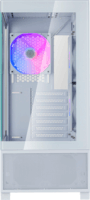 SilverStone Lucid 05 Midi torony számítógépház + 3db 120mm ventilátor - Fehér