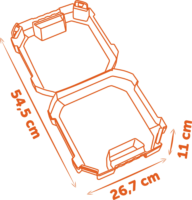 Smoby Black+Decker 36 részes játék szerszámkészlet