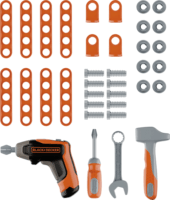 Smoby Black+Decker 36 részes játék szerszámkészlet
