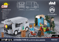 Cobi 24633 Citroen Type H "La Petite Boulangerie" 1 figurával 397 darabos építőjáték