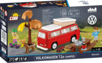 Cobi 24616 Volkswagen T2a Camper Lakóautó 2 figurával 272 darabos Építőjáték