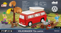 Cobi 24616 Volkswagen T2a Camper Lakóautó 2 figurával 272 darabos Építőjáték