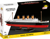 Cobi 1687 RMS Olympic Hajó 595 darabos Műanyag makett 1:700