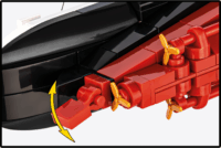 Cobi 1687 RMS Olympic Hajó 595 darabos Műanyag makett 1:700