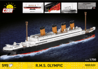 Cobi 1687 RMS Olympic Hajó 595 darabos Műanyag makett 1:700