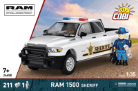 Cobi 24658 RAM 1500 Sheriff autó figurával 211 darabos Építőjáték