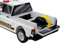 Cobi 24658 RAM 1500 Sheriff autó figurával 211 darabos Építőjáték