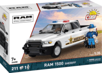 Cobi 24658 RAM 1500 Sheriff autó figurával 211 darabos Építőjáték
