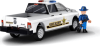 Cobi 24658 RAM 1500 Sheriff autó figurával 211 darabos Építőjáték