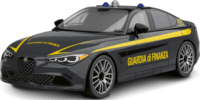 Cobi 24657 Giulia Quadrifoglio Guardia di Finanza autó 97 darabos Műanyag makett 1:35