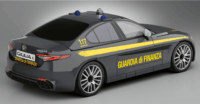 Cobi 24657 Giulia Quadrifoglio Guardia di Finanza autó 97 darabos Műanyag makett 1:35