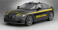 Cobi 24657 Giulia Quadrifoglio Guardia di Finanza autó 97 darabos Műanyag makett 1:35