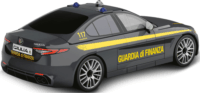 Cobi 24657 Giulia Quadrifoglio Guardia di Finanza autó 97 darabos Műanyag makett 1:35
