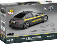 Cobi 24657 Giulia Quadrifoglio Guardia di Finanza autó 97 darabos Műanyag makett 1:35