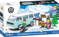 Cobi 24639 Volkswagen T3 Téli kaland 2 figurával 189 darabos építőjáták
