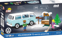 Cobi 24639 Volkswagen T3 Téli kaland 2 figurával 189 darabos építőjáták