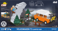 Cobi 24638 Volkswagen T3 Lakóautó figurával 232 darabos építőkészlet